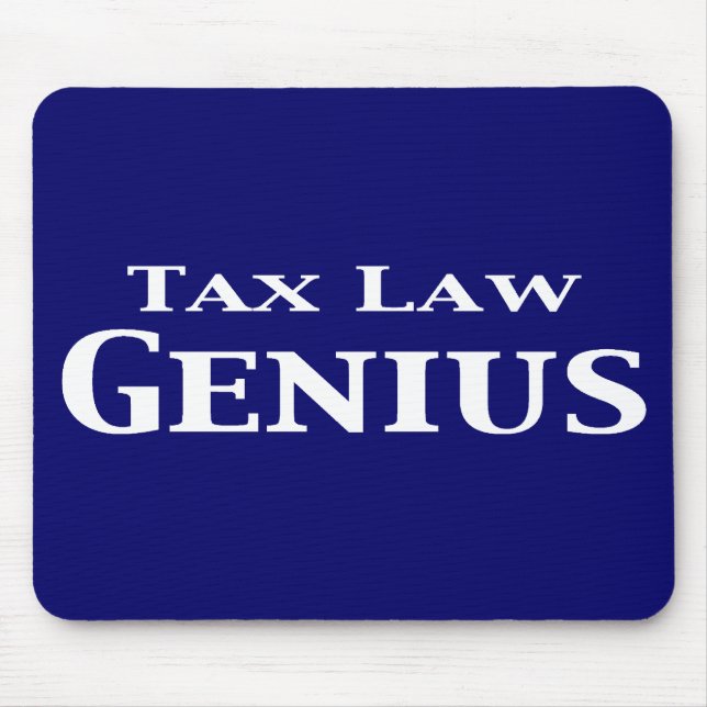 Mousepad Presentes do gênio da lei fiscal (Frente)