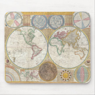 Mousepad Presentes do mapa do mundo
