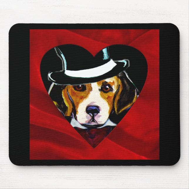 Mousepad Presentes do Namorados Beagle (Frente)