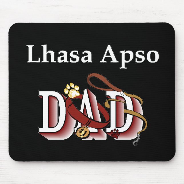 Mousepad Presentes do Pai Apso Lhasa (Frente)