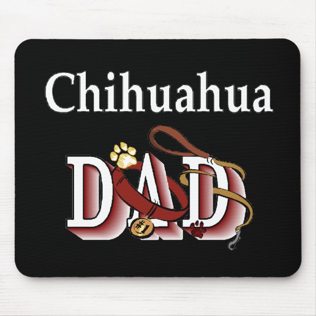 Mousepad Presentes do PAI Chihuahua (Frente)