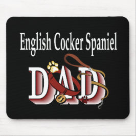 Mousepad Presentes do PAI Inglês Cocker Spaniel