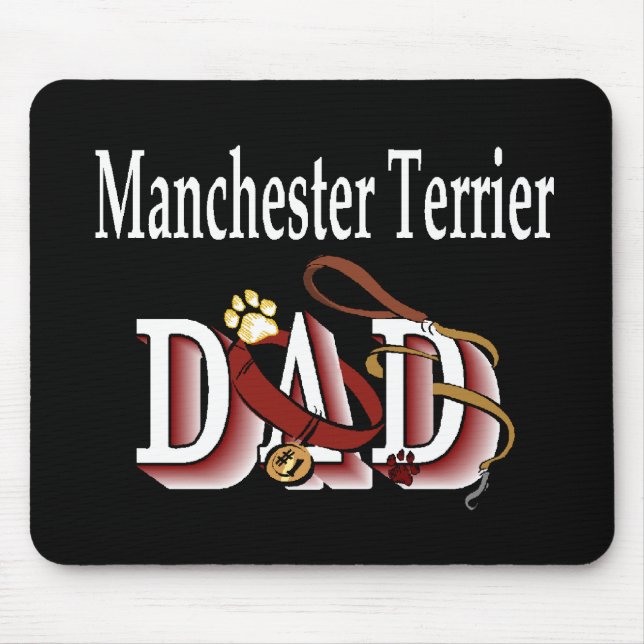 Mousepad Presentes do Pai Manchester Terrier (Frente)