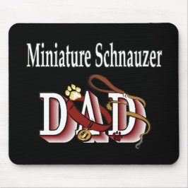 Mousepad Presentes do Pai Miniatura Schnauzer