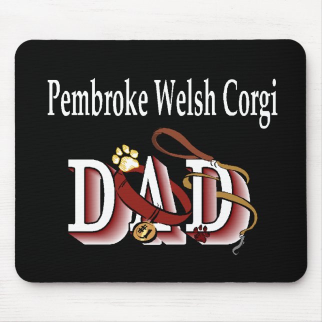 Mousepad Presentes do Pai Pembroke Welsh Corgi (Frente)