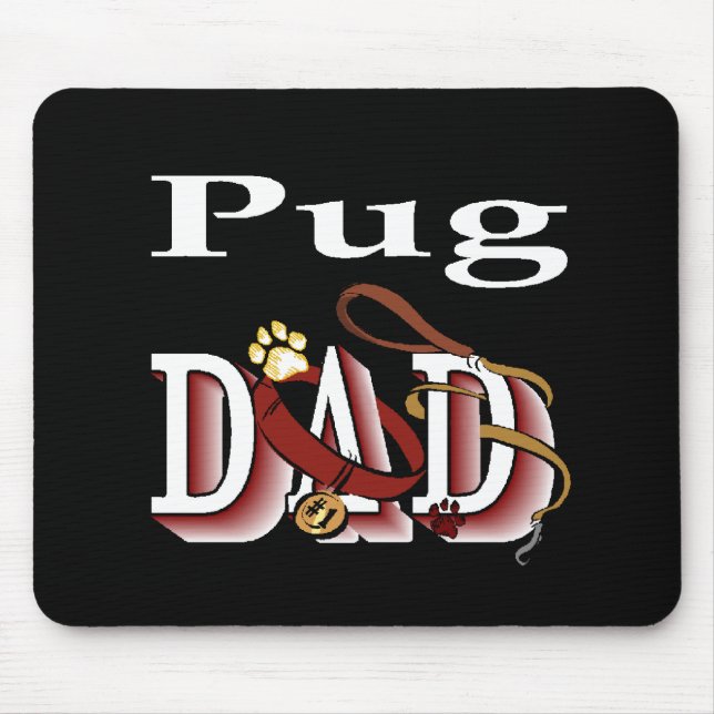 Mousepad Presentes do Pai Pug (Frente)
