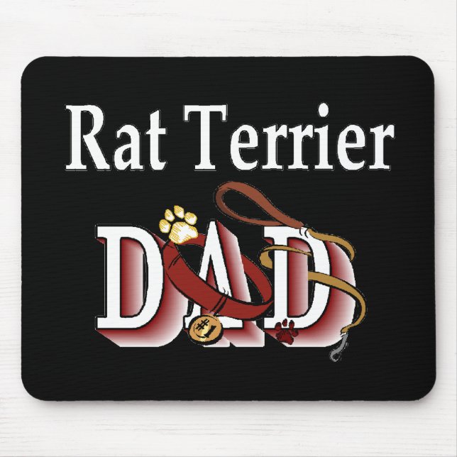 Mousepad Presentes do Pai Rat Terrier (Frente)