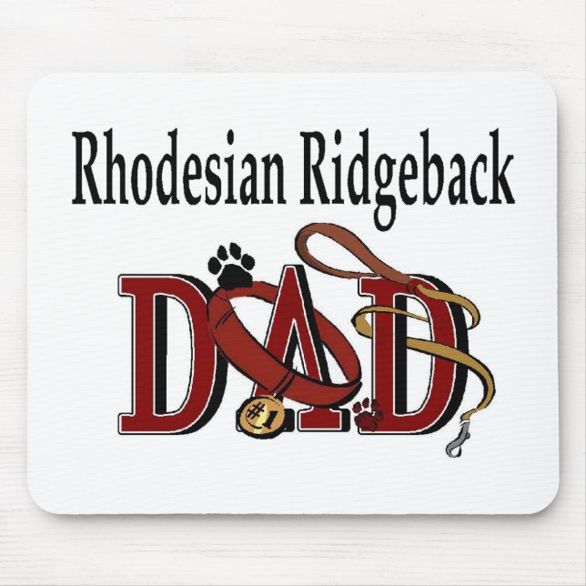 Mousepad Presentes do Pai Ridgeback da Rodésia (Frente)