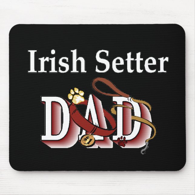 Mousepad Presentes do Pai Setter Irlandês (Frente)