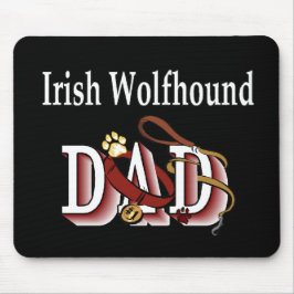 Mousepad Presentes do Pai Wolfhound irlandês