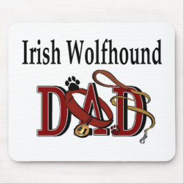 Mousepad Presentes do Pai Wolfhound irlandês
