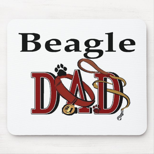Mousepad Presentes do Roupa do Pai Beagle (Frente)