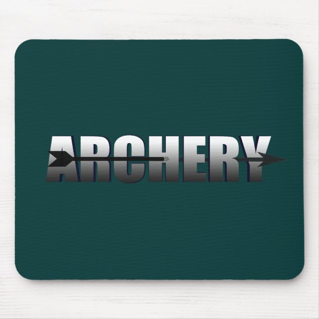 Mousepad Presentes do tiro ao arco para viciados do arco e (Frente)