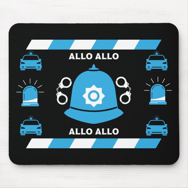 Mousepad Presentes E Acessórios Da Polícia Britânica   (Frente)