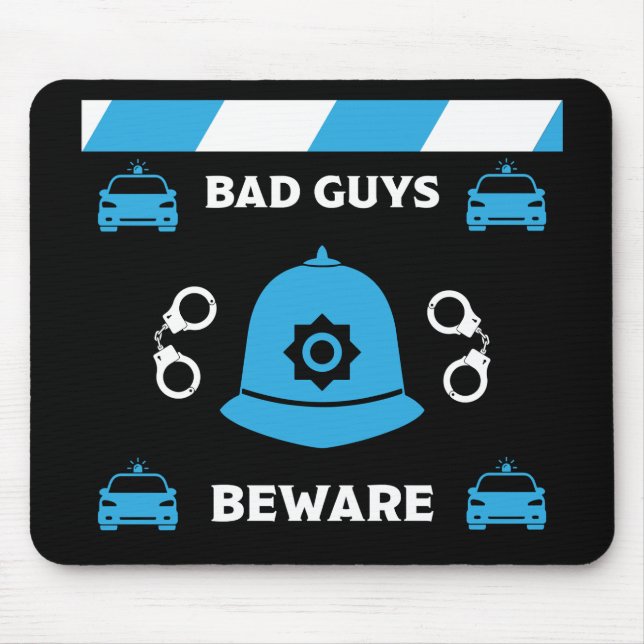 Mousepad Presentes E Acessórios Da Polícia Britânica (Frente)