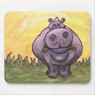 Mousepad Presentes e acessórios do Hippopotamus