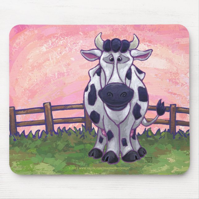 Mousepad Presentes e acessórios para vacas (Frente)