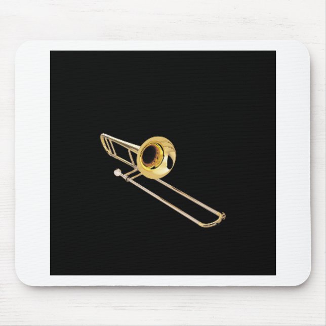 Mousepad Presentes e produtos do design do "Trombone" (Frente)