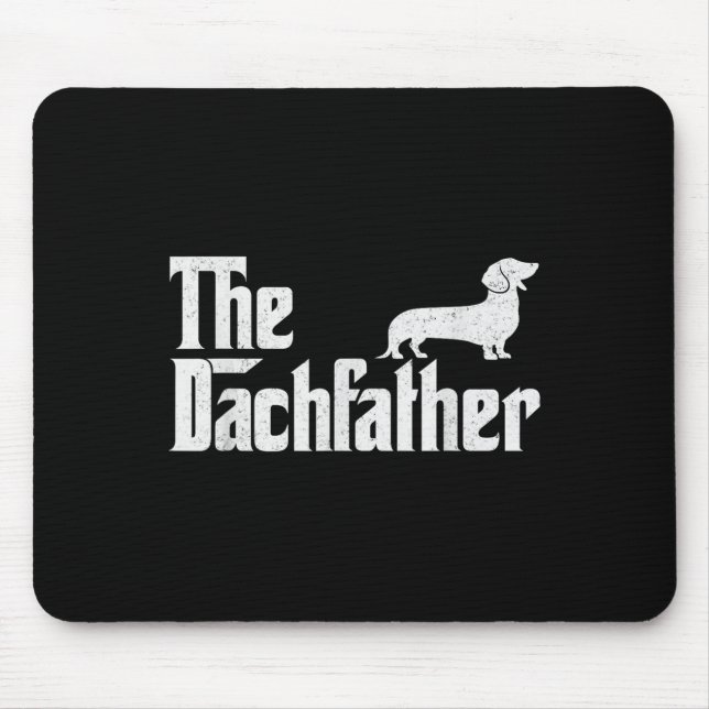 Mousepad Presentes engraçados do cão vienense Dachshund par (Frente)