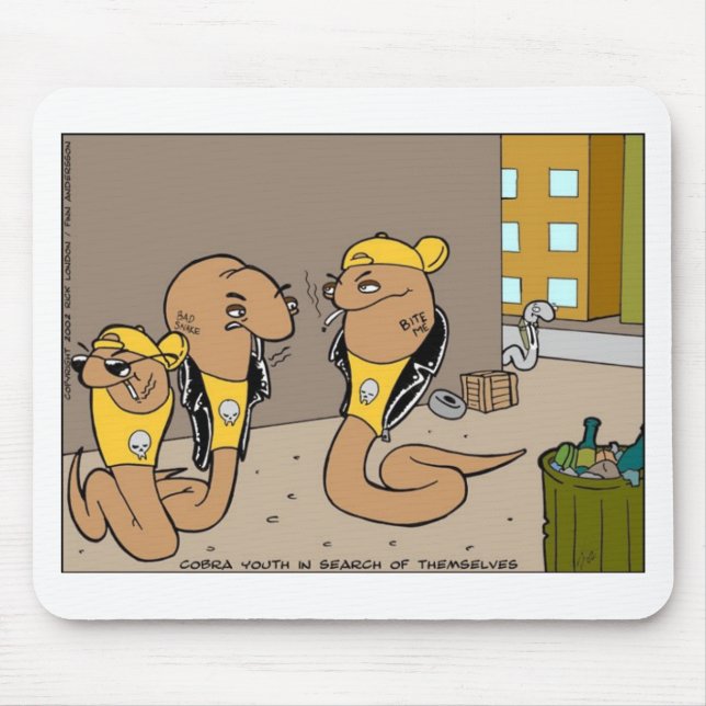 Mousepad Presentes Engraçados e Colecionáveis de Gangues de (Frente)