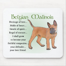 Mousepad Presentes Malinois belgas