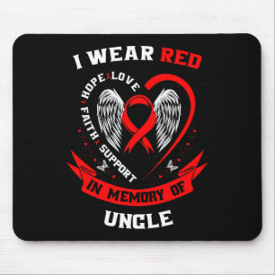 Mousepad Presentes Memoriais Por Perda De Tio Doença Cardía