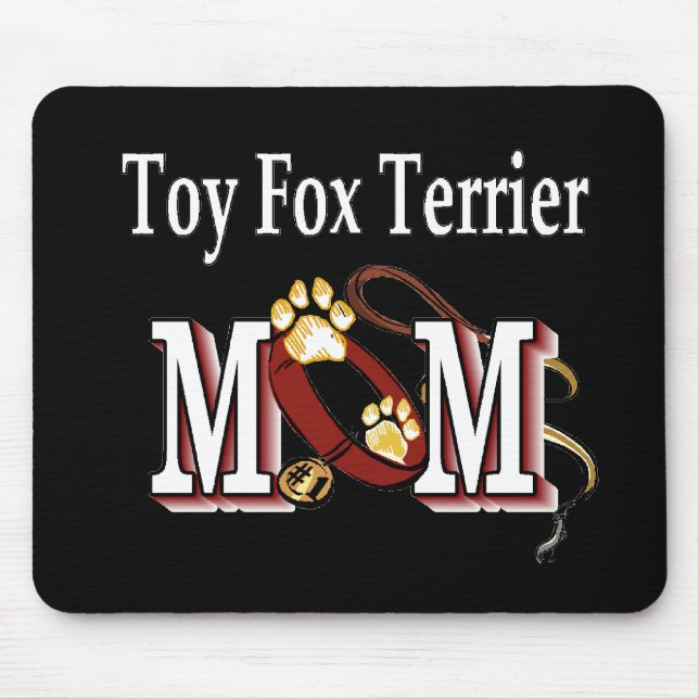Mousepad Presentes MOM de Toy Fox Terrier (Frente)