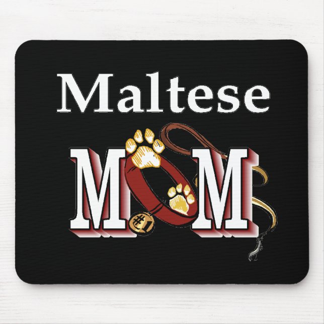 Mousepad Presentes MOM malteses (Frente)