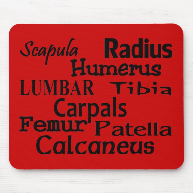 Mousepad Presentes ortopédicos do médico/cirurgião (Frente)