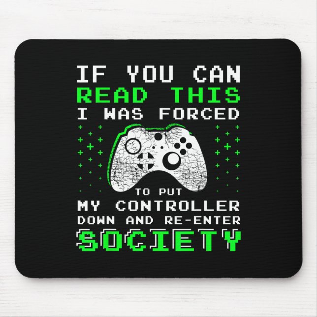 Mousepad Presentes Para Adolescentes - Se Puder Ler Este Ví (Frente)