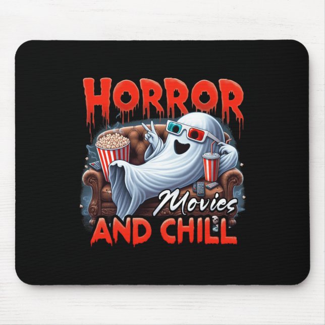 Mousepad Presentes para Amantes de Filmes Assustadores de F (Frente)