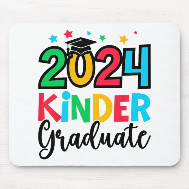 Mousepad Presentes para graduação do Kindergarten 2024 do F (Frente)