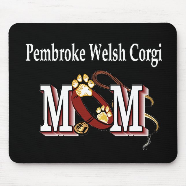 Mousepad Presentes para Mãe de Pembroke Welsh Corgi (Frente)