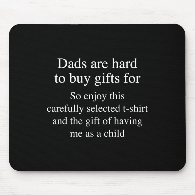 Mousepad Presentes Para Pais Duros De Comprar Para O Pai En (Frente)