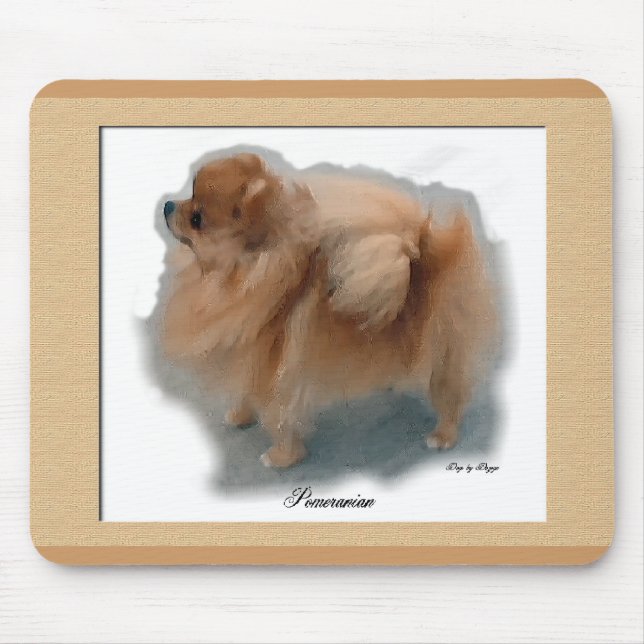 Mousepad Presentes Pomeranianos (Frente)