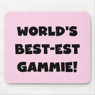 Mousepad Presentes preto e branco do Melhor-est Gammie do m