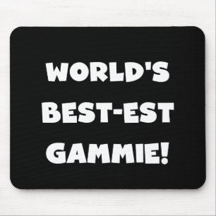 Mousepad Presentes preto e branco do Melhor-est Gammie do m