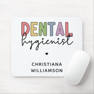 Mousepad Presentes RDH de Higienista Dental de Nome Persona