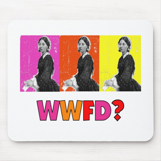 Mousepad Presentes "WWFD de Florença Nightengale? " (Frente)