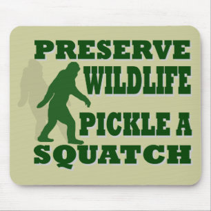Mousepad Preservar a vida selvagem picando um assento