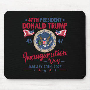 Mousepad Presidente 45 47 Donald Trump Jan 20 20 2025 Inaug