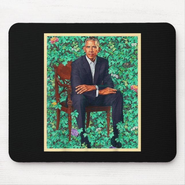 Mousepad Presidente Barack Obama 2028 Retrato Patriótico De (Frente)