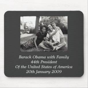 Mousepad Presidente Barack Obama com família