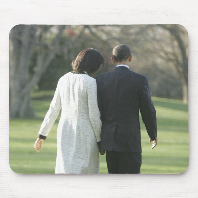 Mousepad Presidente Barack Obama e primeira senhora (Frente)