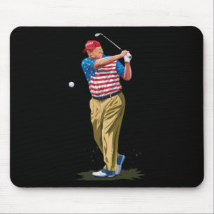 Mousepad Presidente Donald Trump 2025 Golfe EUA Bandeira Am