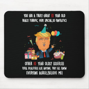 Mousepad Presidente Donald Trump Engraçado Aniversário de 1