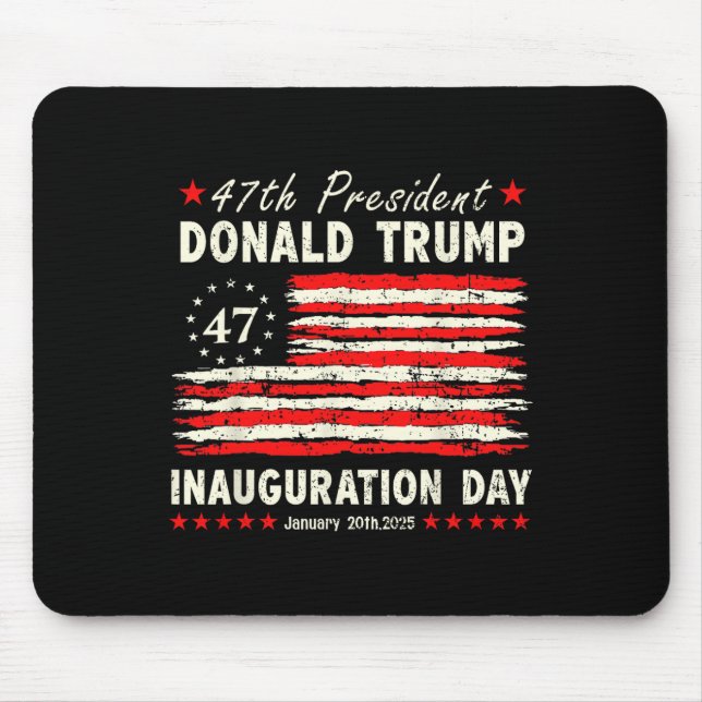 Mousepad Presidente Donald Trump Inauguration Day 2025 Vint (Frente)