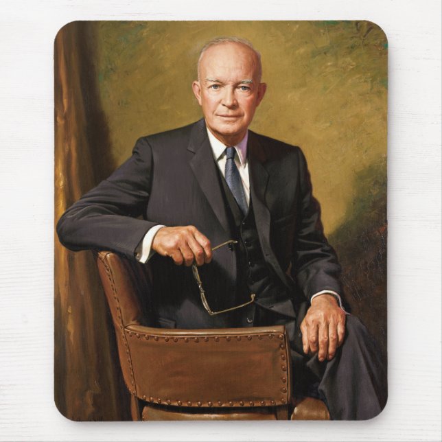 Mousepad Presidente Dwight D. Eisenhower Retrato da Repúbli (Frente)