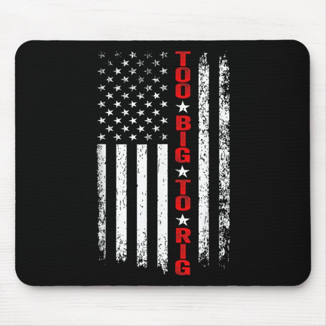 Mousepad Presidente Maga De 2024. Maga Muito Grande Para O  (Frente)
