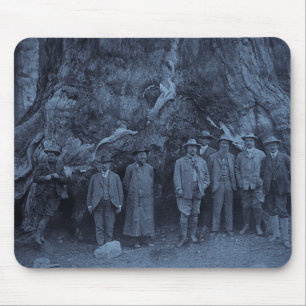 Mousepad Presidente Roosevelt e John Muir — (ciano)